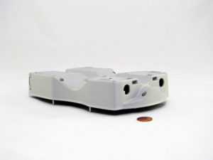 CNC Machined and Powder Coat Painted Aluminum Housing